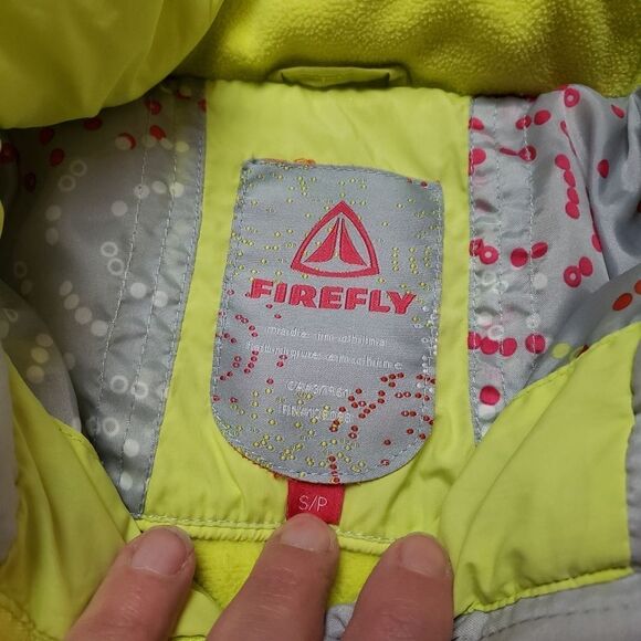 Firefly Long Winter Jacket Size Small Neon - Picture 9 of 16